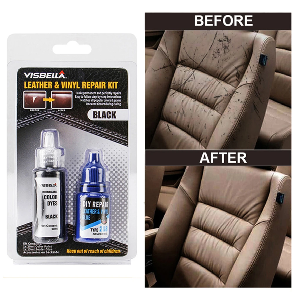 Liquid Leather Shoe Repair Kit  Liquid Clean Leather Sofas - Black Leather  Repair - Aliexpress