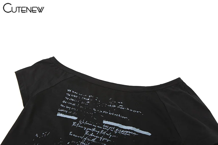 Camisetas de moda para mujer, con estampado de letras irregulares, clásicas de verano, de manga corta, básicas, para mujer, estilo urbano salvaje a juego.