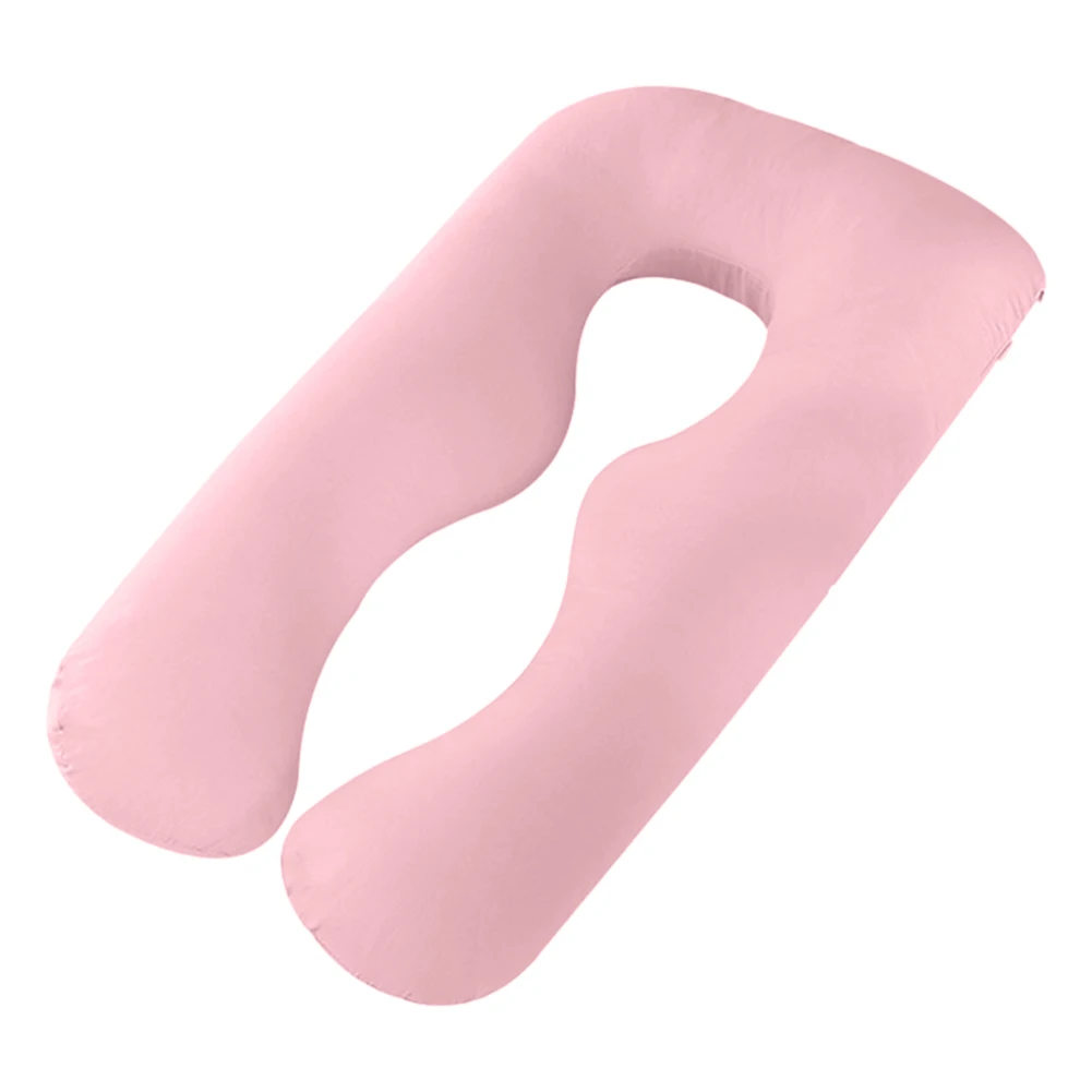 U-shape Pregnant Pillowcase Breastfeeding Multi Function Side Protected Cushion