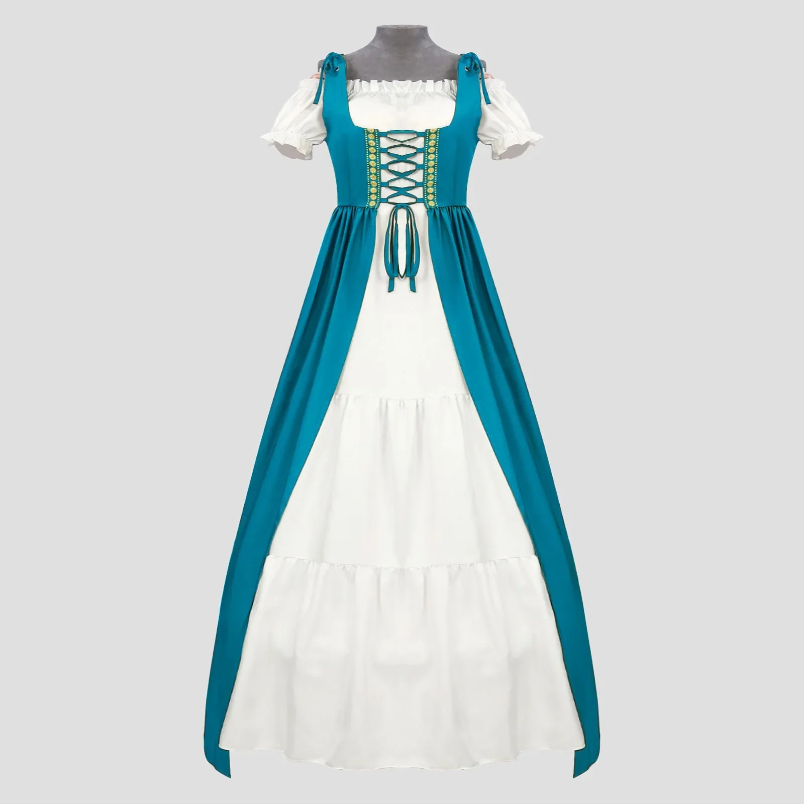 IEFIEL Fille Robe De Princesse Déesse Grèce Enfant Déguisement