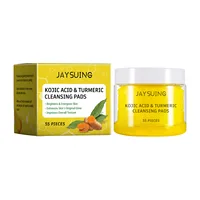 Turmeric Cleaning Pads Exfoliating Pads Dark Spo-ts Removal Unclog Pores Brightening Moisturizing Cleaning Facial Washing Sponge 2