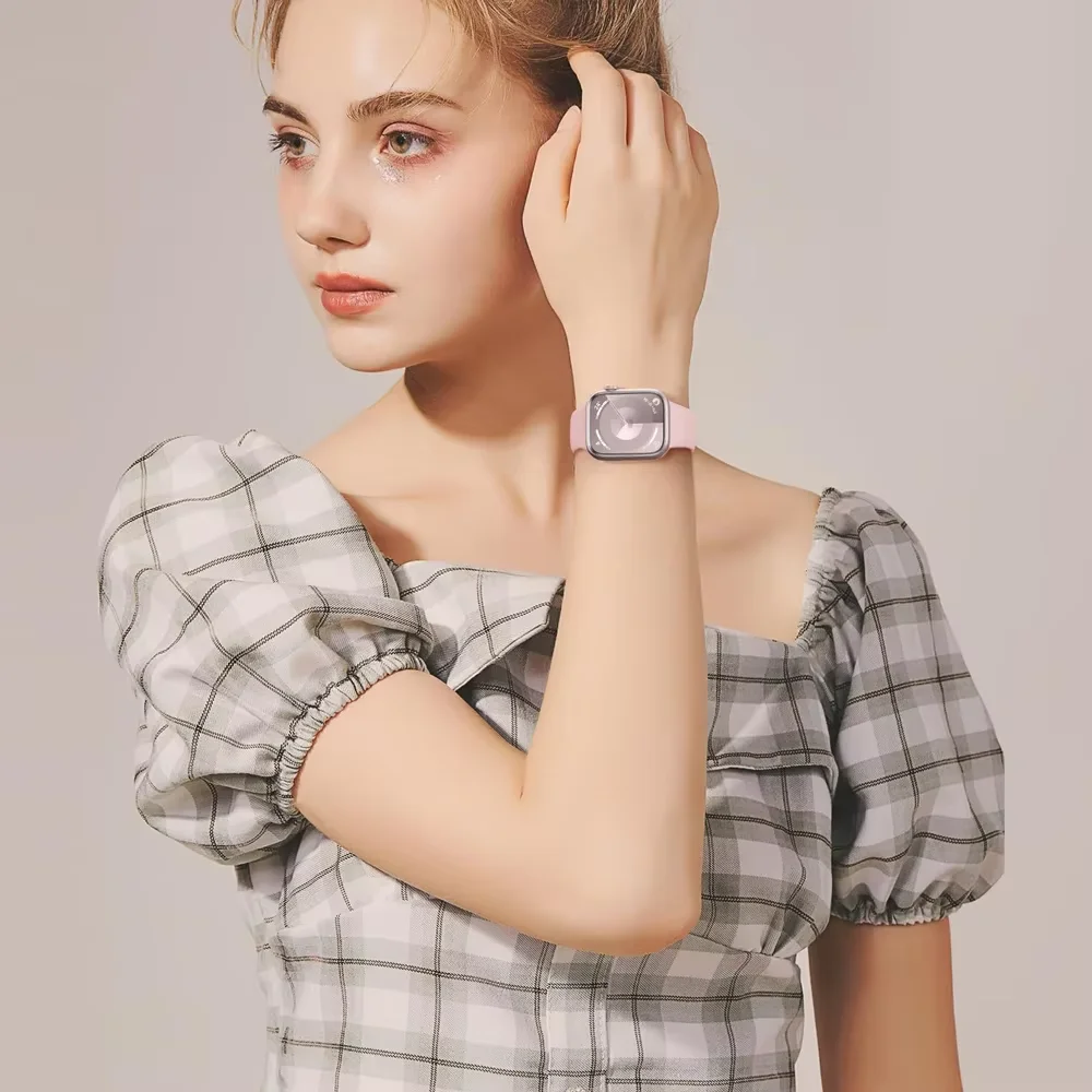 Silicone Strap Wristband for Smartwatch - Soft, Flexible, and Durable Replacement Band