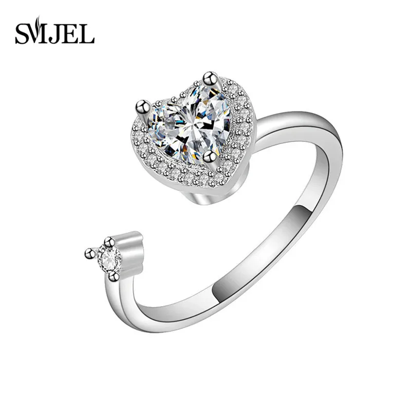 Elegant Beaded Spinner Ring - Anti-Stress Fidget Jewelry