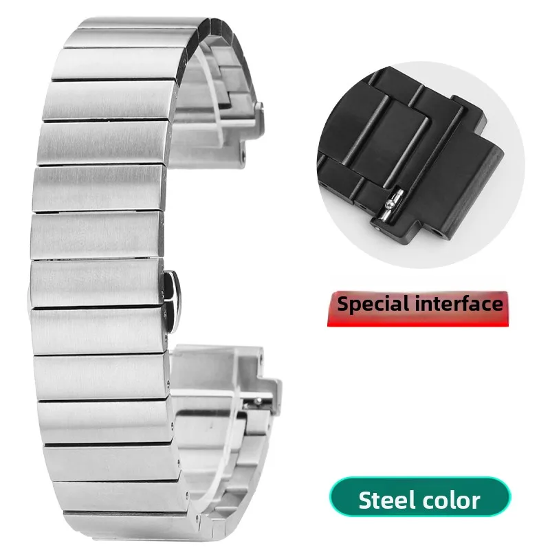 Stainless Steel Quick Release Watch Band - Men's Metal Replacement Strap