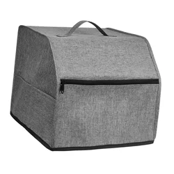 Premium Oxford Cloth Sewing Machine Dust Cover with Accessories Pouch - 31.5x29x28.5cm (GRAY)