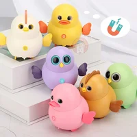 Cute Swinging Magnetic Baby Magnetic Electric Toys Kids Swinging Penguin Duck Chick Walking Infant Owl Animal Toys Funny Gift 2