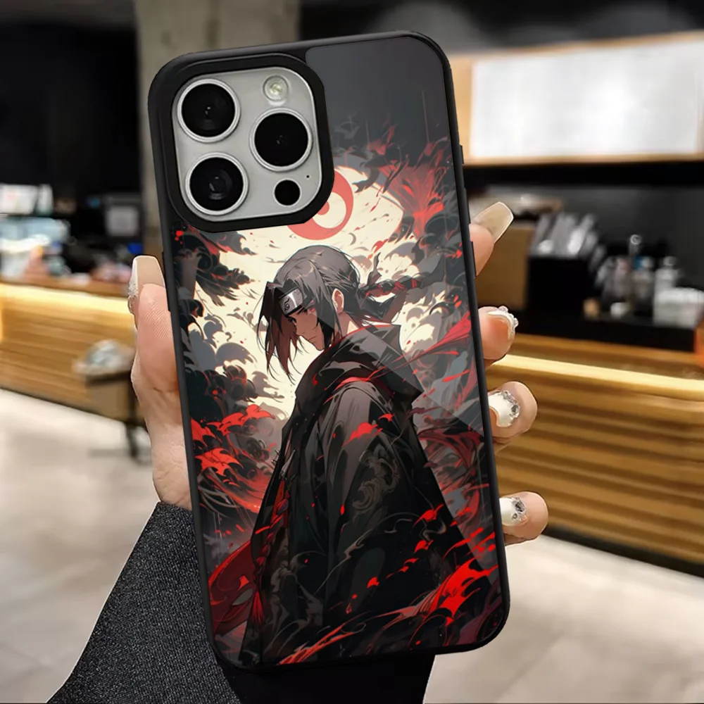 U-Uchiha-ES Anime Itachi Magnetic Wireless Charging Phone Case