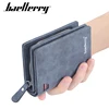 Baellerry 2023 New Short Men Wallets Name Customized Card Holder Luxury Male Wallet Zipper Coin Pocket Photo Holder Men's Purses 6