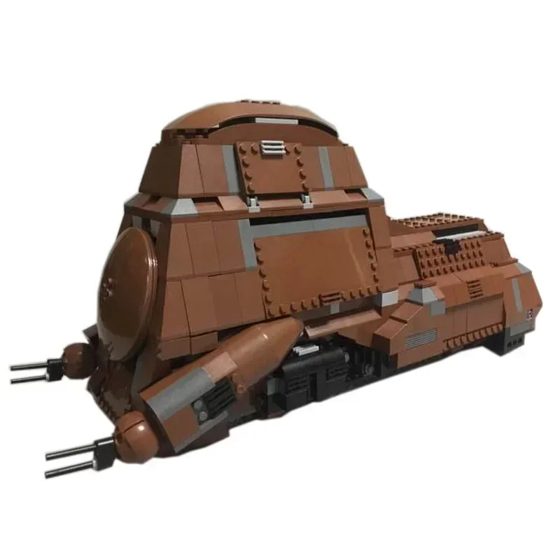 MOC building blocks model 1338 pieces container battle droids troop carrier trade federation MTT DIYbrick toy 05069