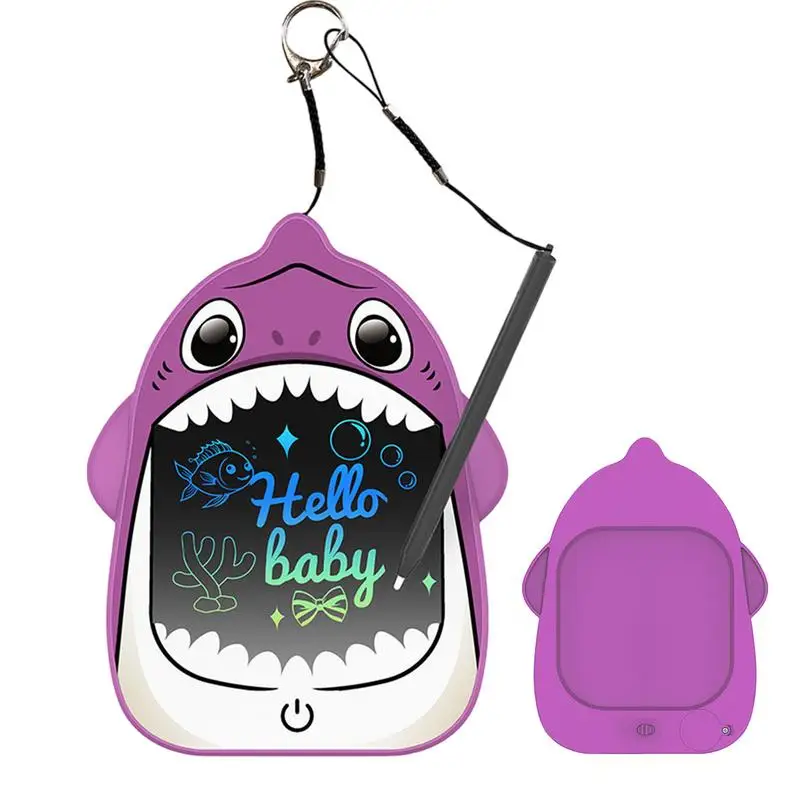Shark Doodle Pad Cartoon LCD Writing Boards Educational Writing Tablet Kids Drawing Tablet Drawing Pad Doodle Board for Toddler
