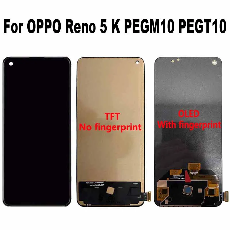 Запасные части для ЖК-дисплея OPPO Reno5 K PEGM10 PEGT10
