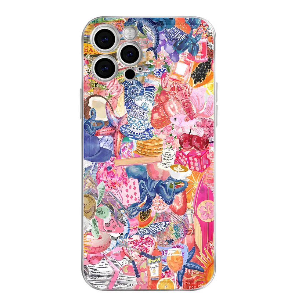 Marine Life Fruit Lemon Shockproof Phone Case Cover