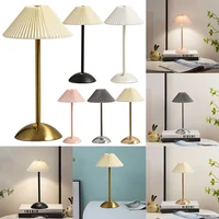 LED Desk Lamp Nordic Style Touch Dimming USB Charging Coffee Shop Bar Vintage Decor Atmosphere Night Light 3 Light Color 2