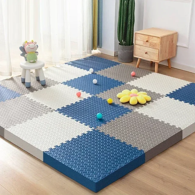 4-16PCS Interlocking Baby Play Mat Thick Soft Carpet Floor Mat Children Room Activities Mat For Baby Kids Carpet Mats Foam Rug 1