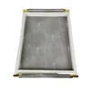 Storage Wooden Tray Leather Plate European Gray Metal Tray Rectangle with Handle Home Hotel Storage Ornaments Serving Plate 2