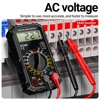ANENG SZ308 Digital Multimeter AC/DC Voltmeter Ammeter 1999 Counts Voltage Current Tester LCD Resistance Meter Square Wave Test 3