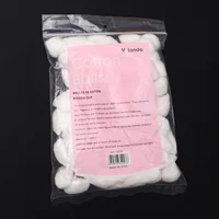 5 Packs Pure Cotton Ball Absorbent Makeup Accessories Remover Roll Face Cleaning Cotton Balls Nail Polish Remover Cleaning Tool 1