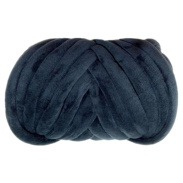 Blue - Cotton Tube Yarns  Learn How To Arm Knit With Our DIY Kits — Click  and Craft