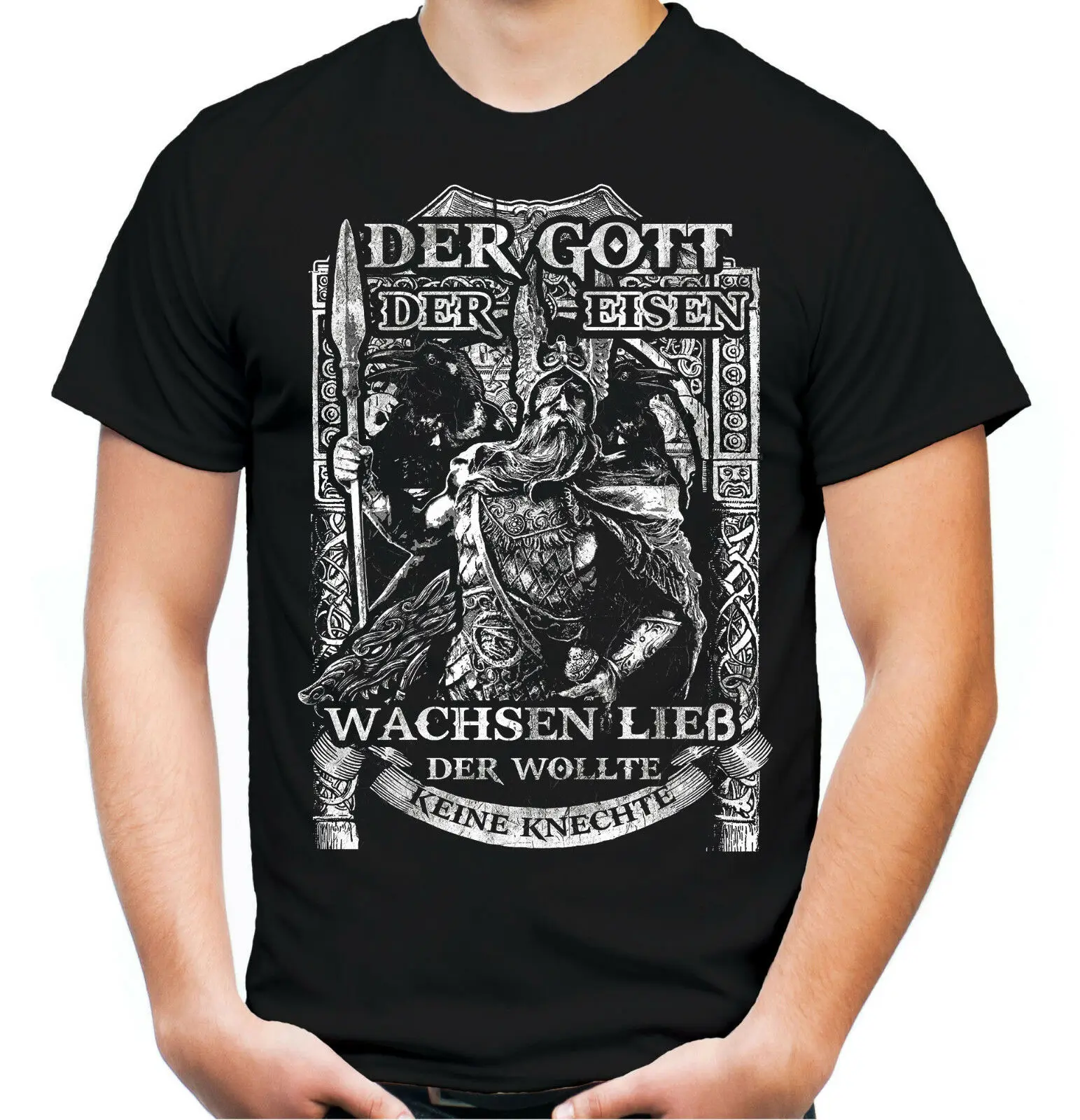

Nordic Warrior Viking'er God Odin Valhalla T-Shirt 100% Cotton O-Neck Summer Short Sleeve Casual Mens T-shirt Size S-3XL