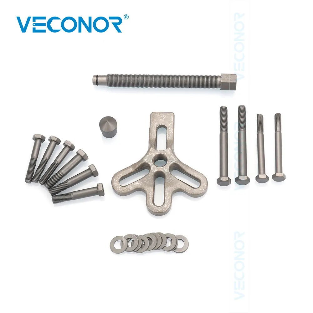 Auto Steering Wheel Puller Harmonic Balancer Gear Pulley Crankshaft Tools Kit Special Disassembly Removal Tool Set 13PCS car trim removal tool