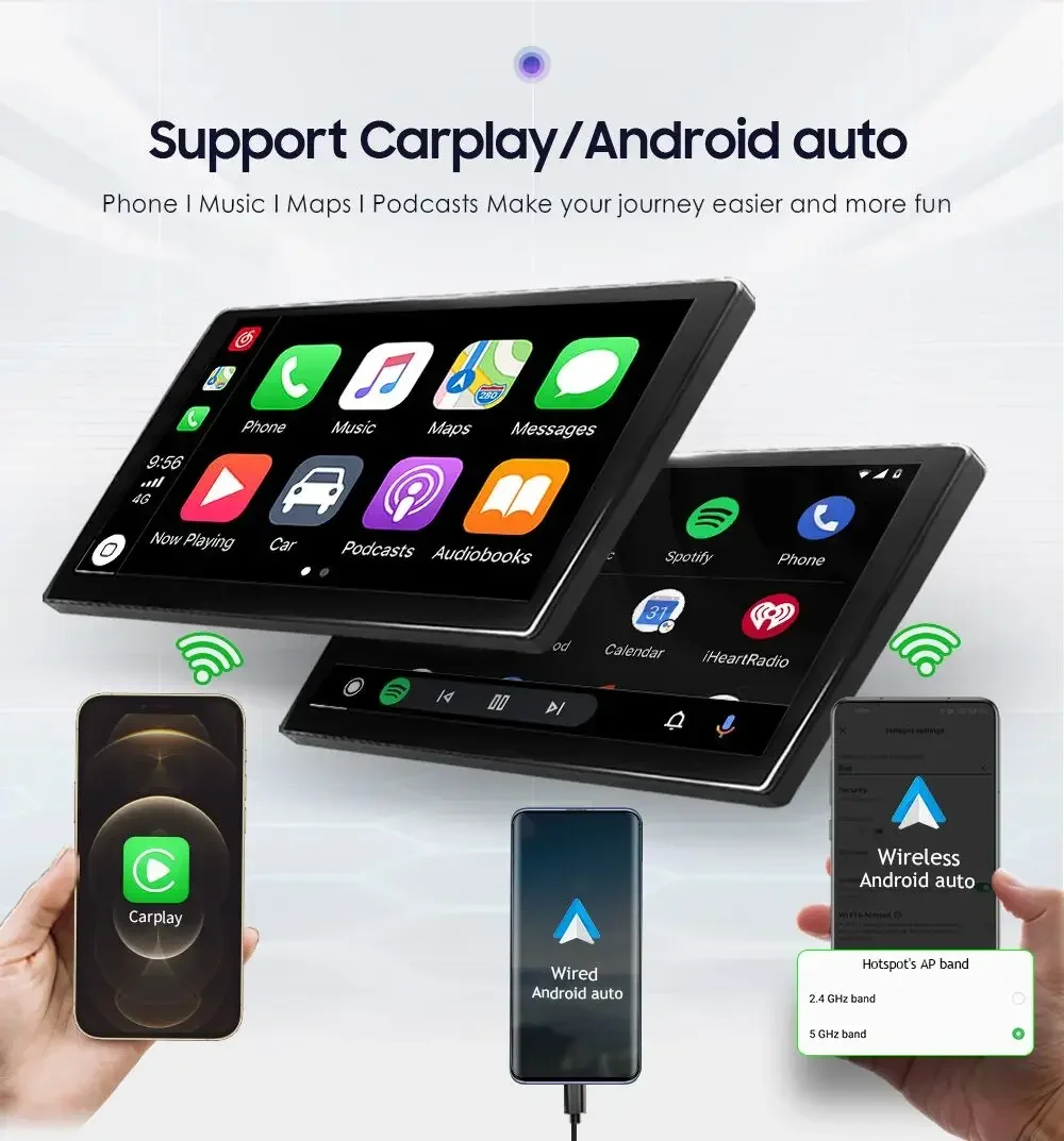 Radio con GPS para coche, reproductor Multimedia con Android, 2 din, 4G, Carplay, voz IA, ocho núcleos, para Audi A6, C5, S6, RS6, 1997-2004 2