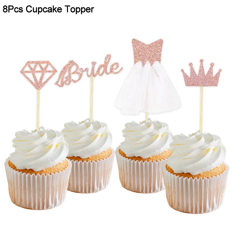 8pcs cupcake topper
