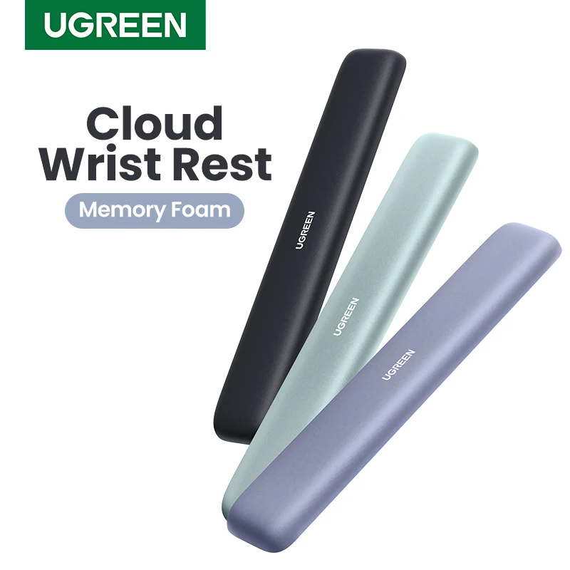 Ugreen-descanso de Pulso Memória Espuma Teclado Pad Descanso de Palma para Teclado pc Suporte de Mão Macia