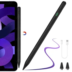 Universal Stylus Pen with Digital Power Display (Black)