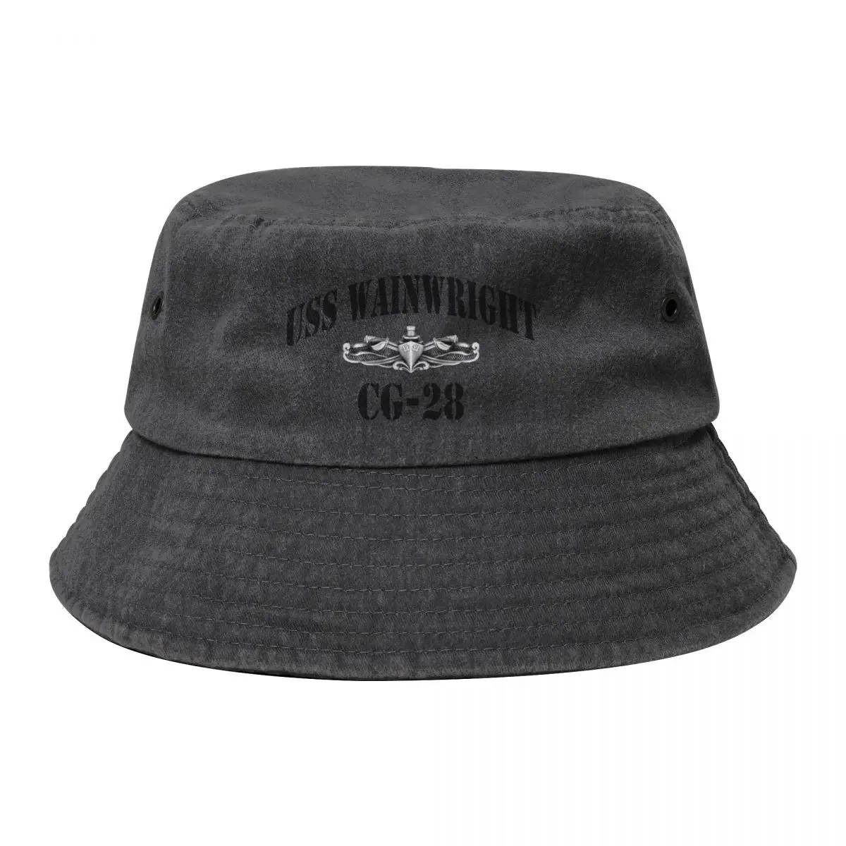 

USS WAINWRIGHT (CG-28) SHIP'S STORE Bucket Hat Beach Outing birthday Hats Man Women's