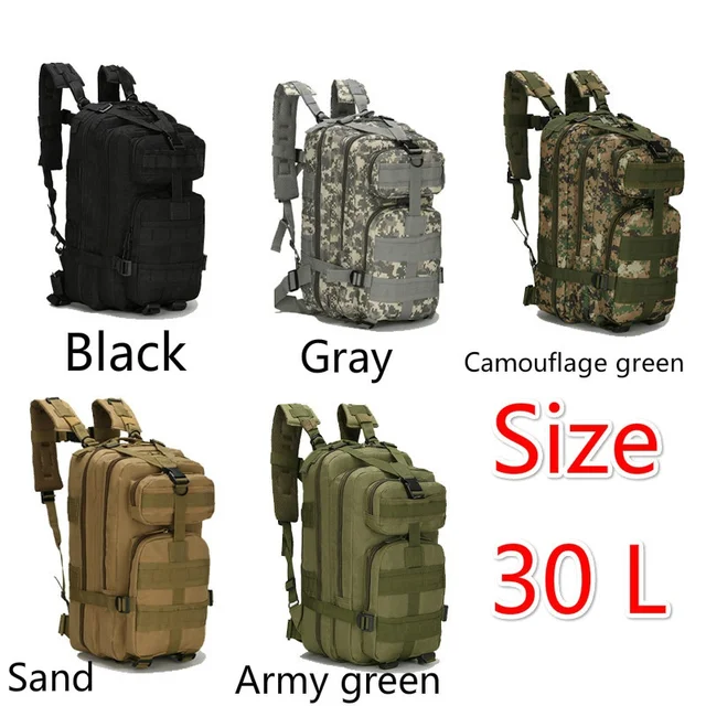 Водонепроницаемый нейлоновый рюкзак 30 л/50 л 1000D, военного образца, для кемпинга, походов, рыбалки, охоты 4