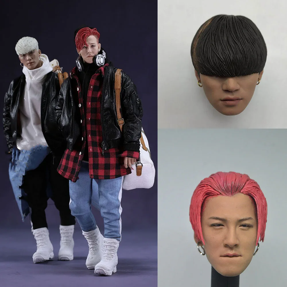 

1/6 Bigbang Male Solider Head Sculpt Handsome Individual Korea Men'S Team Head For 12 Inch Action Figure Body Best Gift