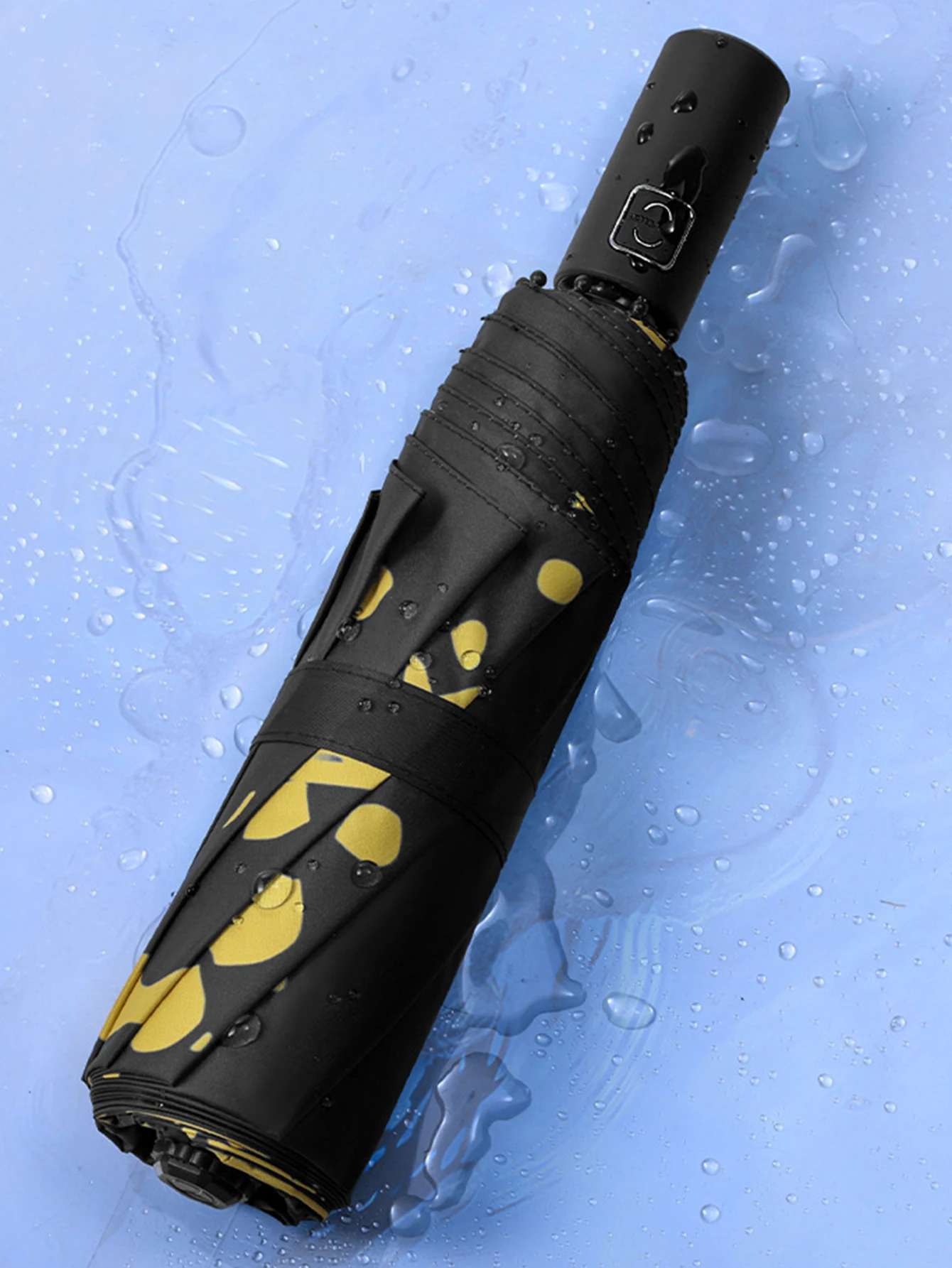 Dinosaur Umbrella Three fold Thick Black Glue Fully Automatic Sun Protection Umbrella For Rain And Sun Protection
