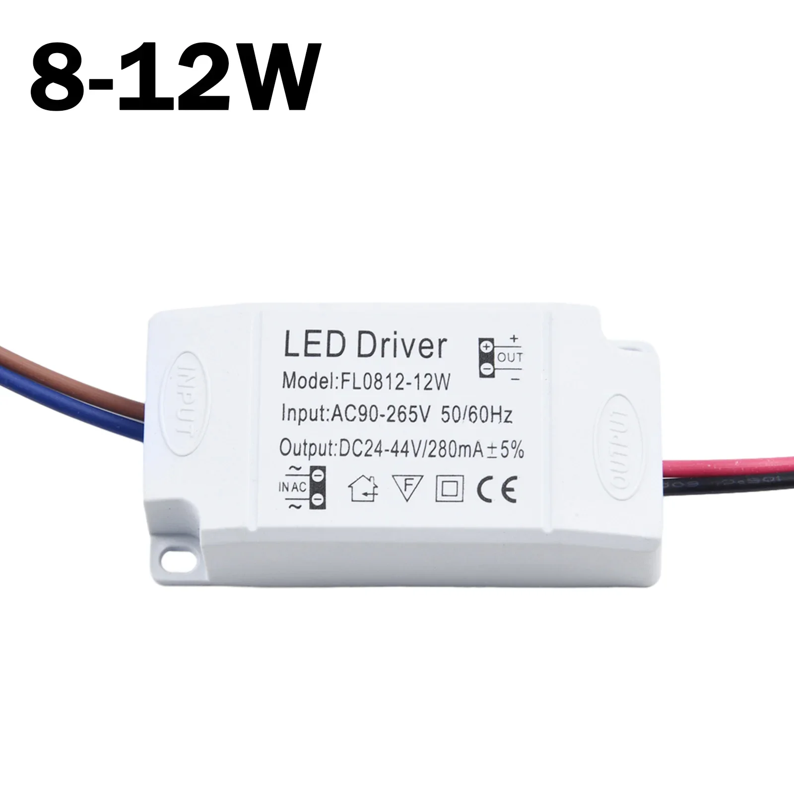 AC90~265V 3~24W LED Driver Power Supply Adapter Transformer For LED Lights 3W 4-7W 8-12W 13-18W 18-24W Power Tools 1PC