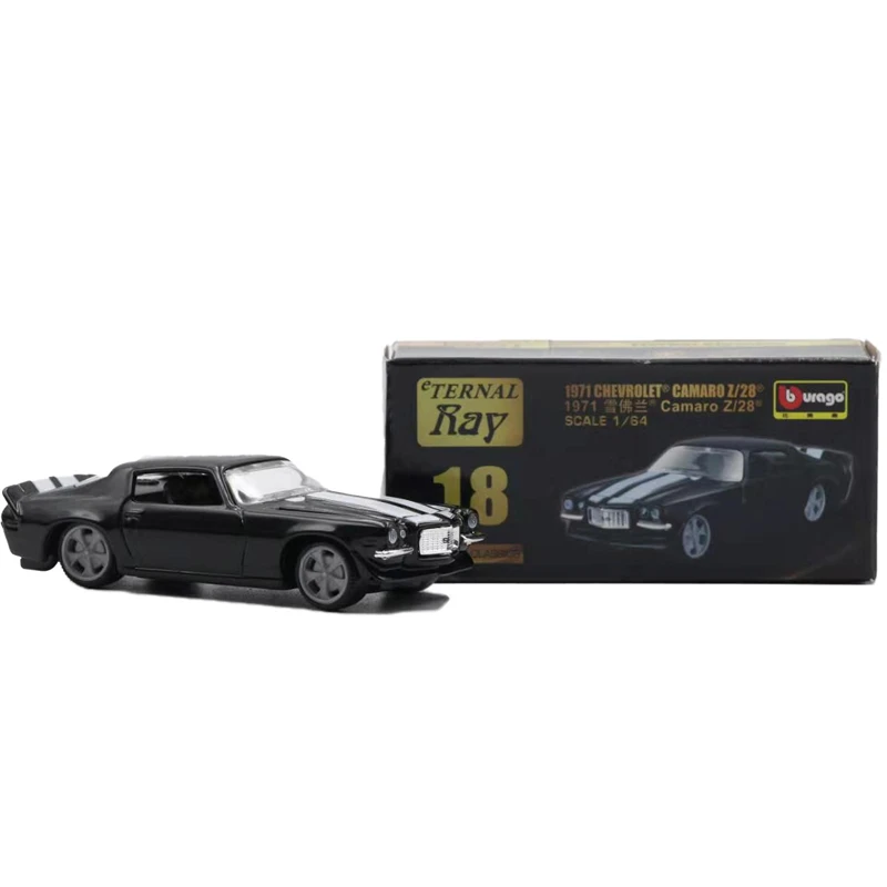 

Модель автомобиля под давлением 1:64 Bburago Eternal Ray Camaro Z/28 1971