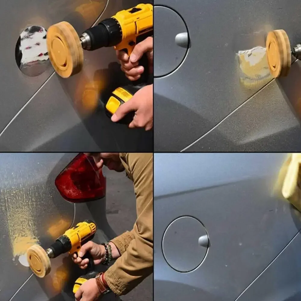 Rubber Eraser Wheel Pad Polishing Kit Wheel Car Sticker Remover Tool for Automotive, RV and Boat Pinstripe, Sticker