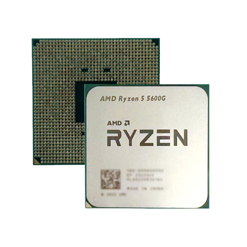 AMD 라이젠 5 5600G R5 5600G Zen3 7nm APU 6코어12스레드 3.9-4.4GHz 16MB L3 Vega7 그래픽 소켓 AM4 루즈 CPU 쿨러 미포함