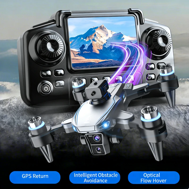 2026 X8 MAX GPS 드론 8K 전문가용 HD 카메라 5G WIFI FPV 360 °   장애물 회피 브러시리스 대형 스크린 RC 쿼드콥터 선물