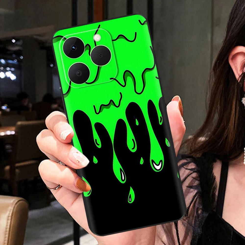 Fashionable Soft Silicone Protective Phone Case with Camera Protector