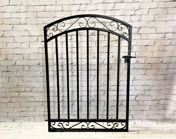 Hot Selling Factory Wholesale Latest Main Gate Designs Wrought Iron Gate Metal Gates Wrought Iron 2