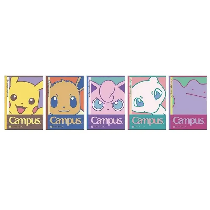 Pokemon Notebook Campus Notebook Dot Ruled B Ruled Pack of 5 Showa