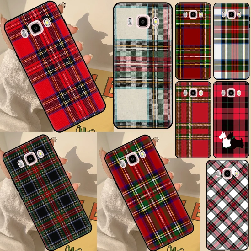 Clan Stewart Abito Tartan Plaid Di Caso Del Modello Per Samsung Galaxy A3 A5 J1 2016 J3 J5 J7 2017 A6 A7 A8 A9 J8 J4 J6 Più Il 2018 Della Copertura