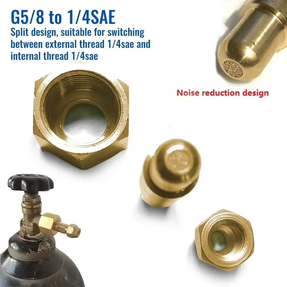 1Set Car Bottle Adapter On 1/4" SAE Thread Male 1/4 SAE Use Car Conditioner For R134A W21.8 To 1/4 High Quality