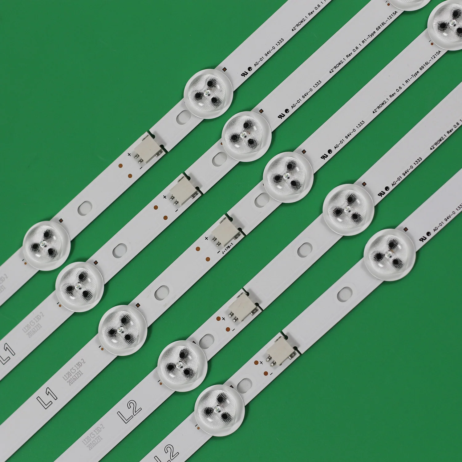 Led Backlight Tira Leds para lg 42 10 tv 6916l1385a 6916l-1386a 6916l-1387a 6916l-1388a 42ln5400 42ln5300 42la6130-zb 820 Milímetros - Imagem 4
