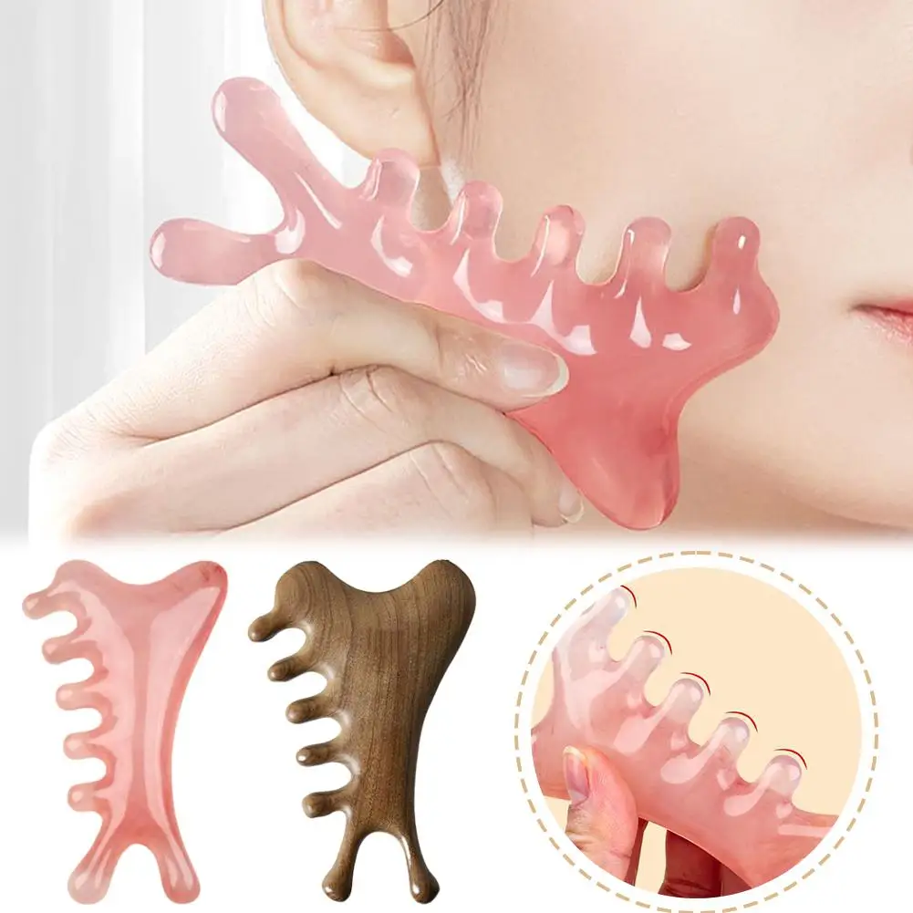 Resin Massage Comb for Scalp Therapy and Hair Care