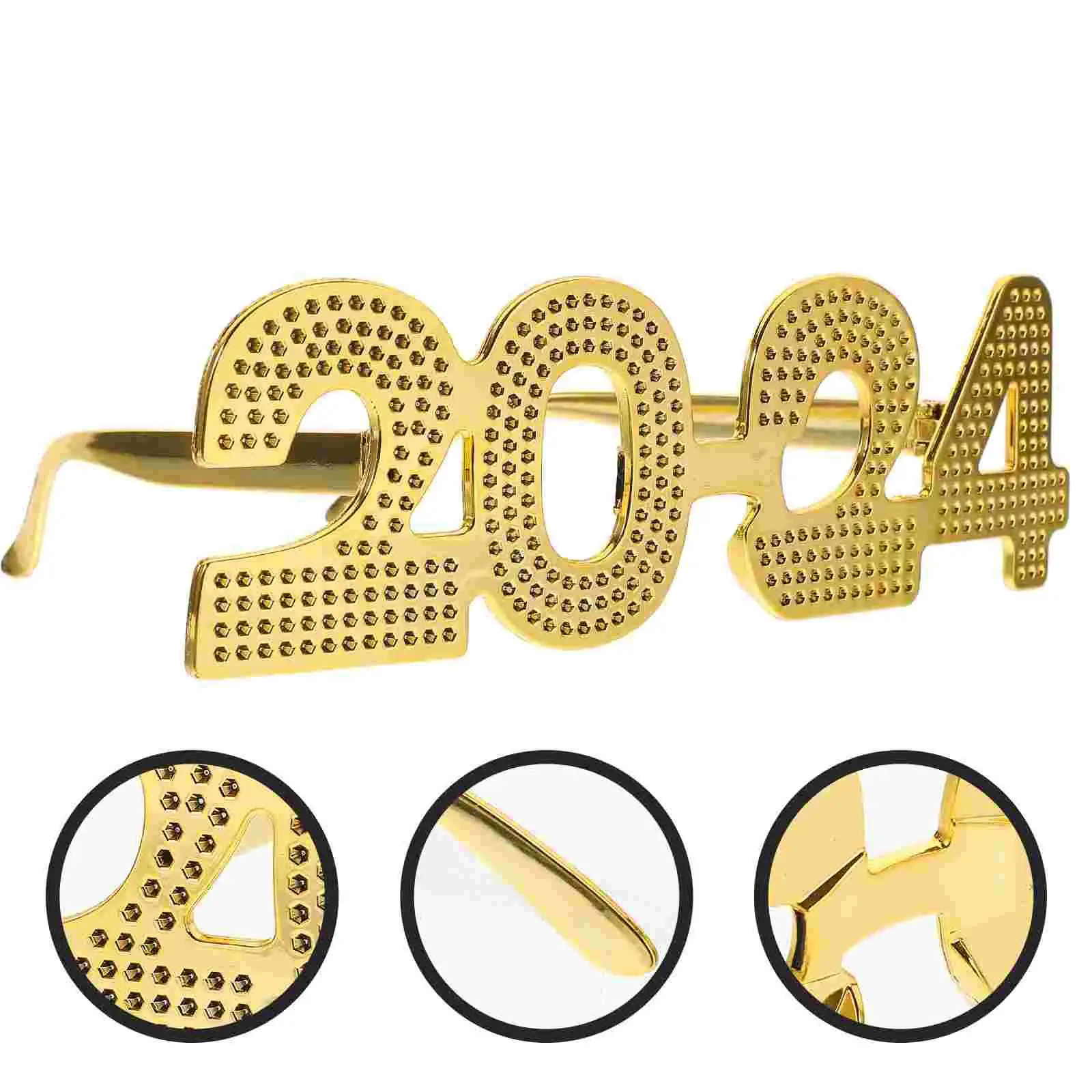 

2024 Glasses Party Supplies Photo Props Performance New Year Modeling Eye Wear Favors Decor Eyeglasses Christmas Graduation