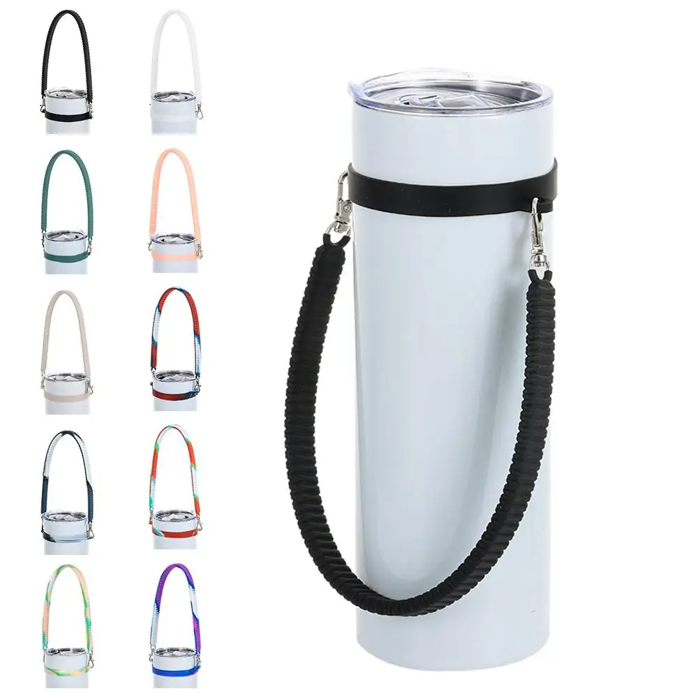 

Durable Water Bottle Sling Holder Silicone Water Bottle Accessories Water Bottle Sling with Strap Soft Water Bottle Handle