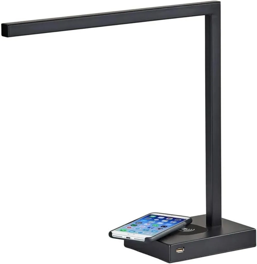 

Table Lamp Modern Design Wireless Charging Indoor Light Black Suitable for All Indoor Environments