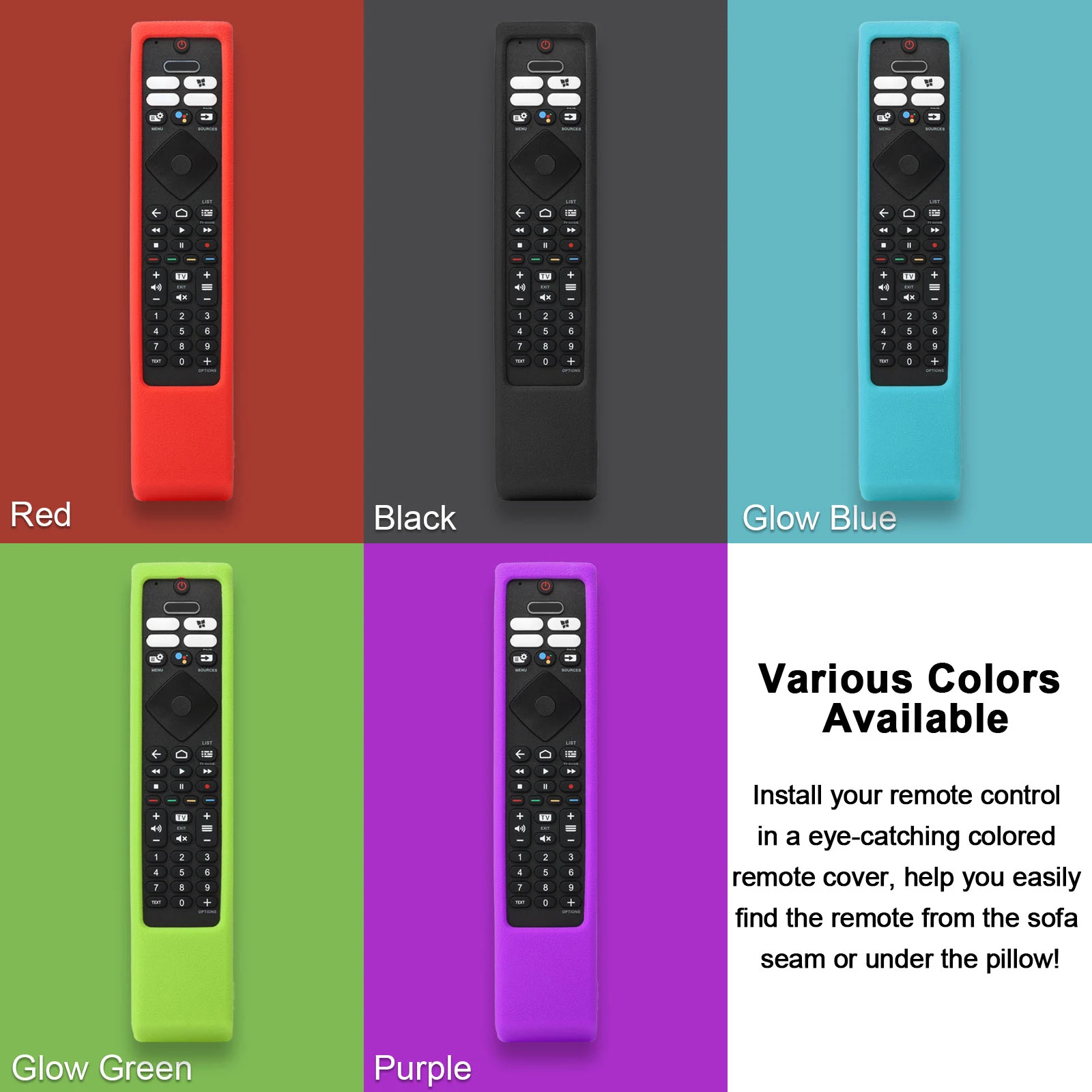 Silicone Anti-Slip Protective Remote Control Case