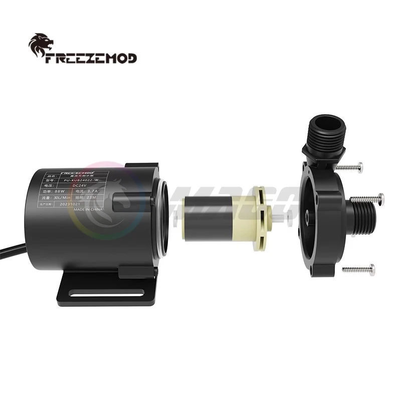 Zemod-bomba de Água Circulante Placa de Controle Externo do Motor sem Escova 12v24v 3000l h 88w Power 23 Metros Head Pu-kub - Imagem 4