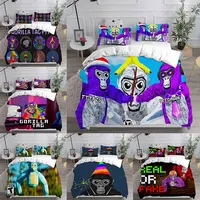 Gorilla Tag Bedding Sets Comforter Quilt Bed Cover Duvet Cover Pillow Case 2-3 Pieces Sets Kids Adult Size 1
